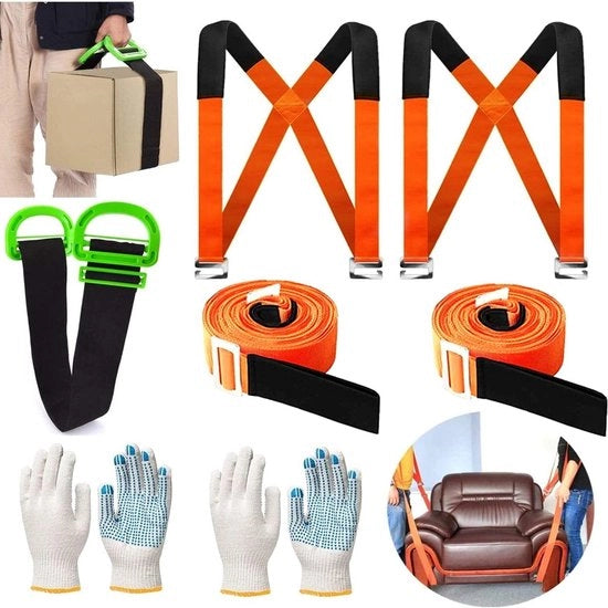 Mobili adattivi cavi mobili - 2-Movers tilabili - sicuro di accensione - 1 persona - oggetti pesanti