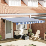 Struttura della tenda Blu e Bianco 400 × 300 cm 3330486