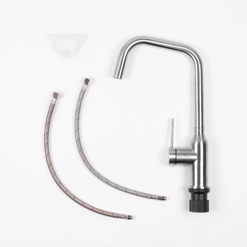 Rubinetto cucina acciaio inox satinato bottle
