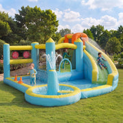 Parco Acquatico Gonfiabile con Scivolo e Piscina per Bambini ¨C Xylo ¨C 430x390x210 cm