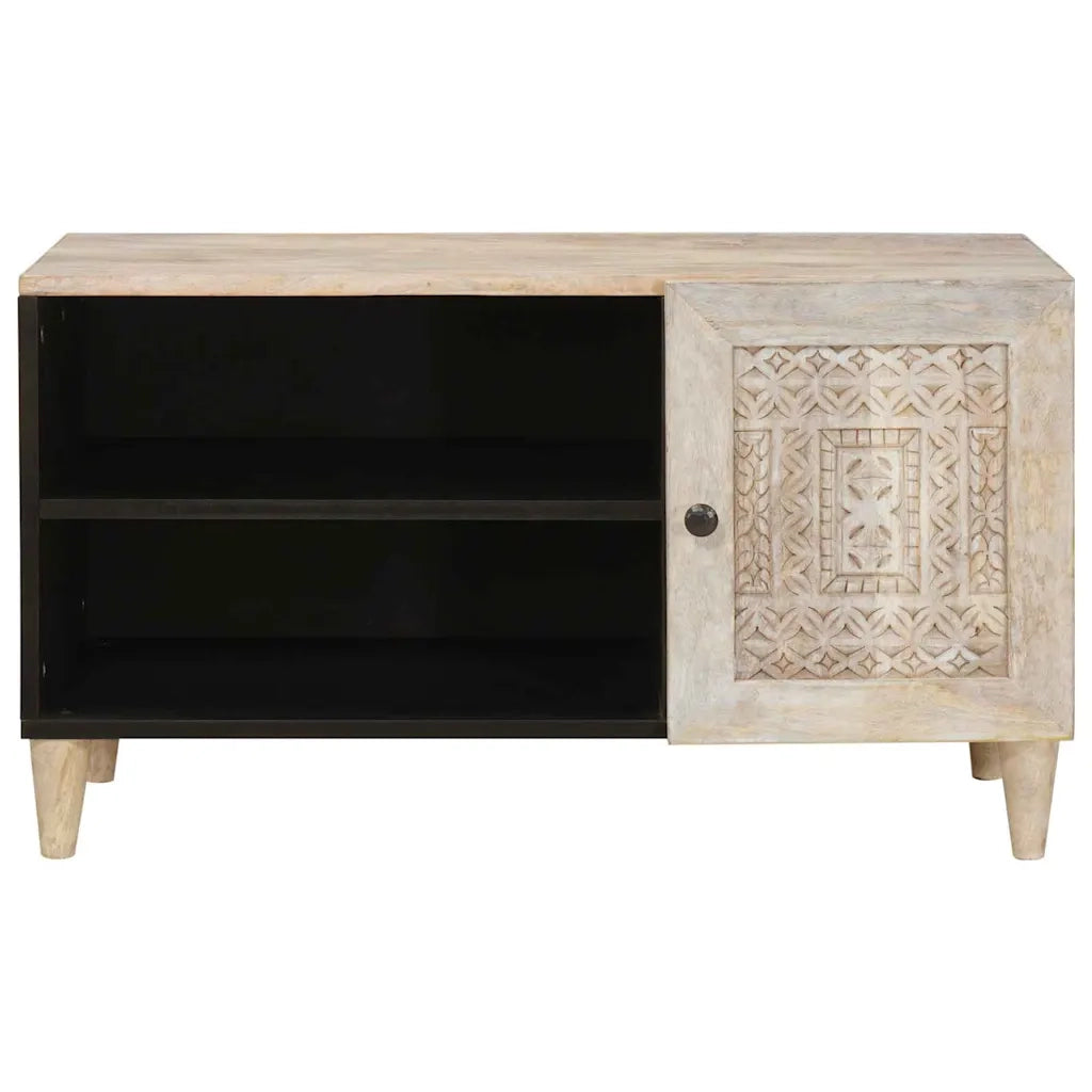 Unità TV con porta Bianco 80 x 33 x 46 cm Legno multistrato 4018131
