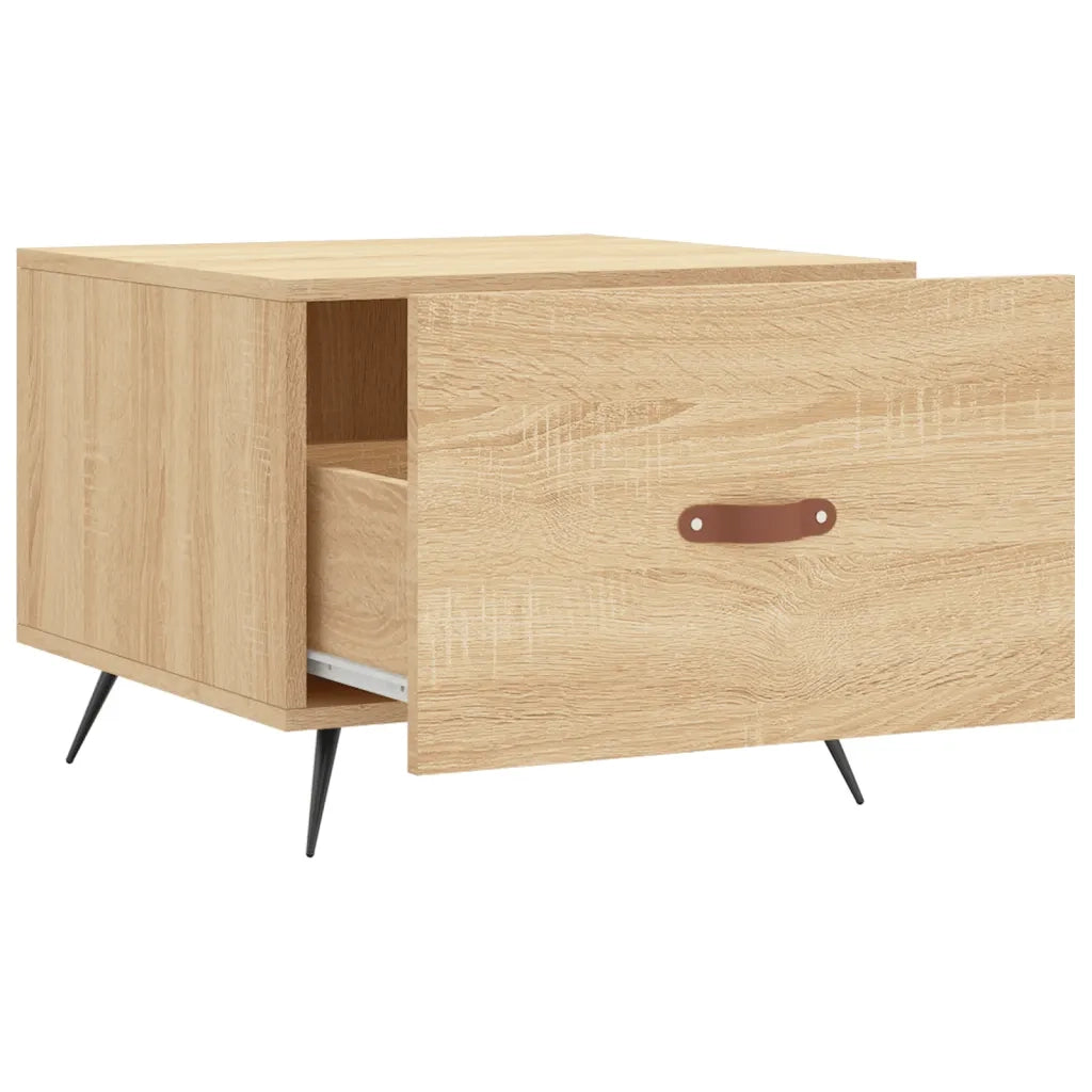 Tavolino da Salotto Rovere Sonoma 50x50x40 cm Legno Multistrato 829338