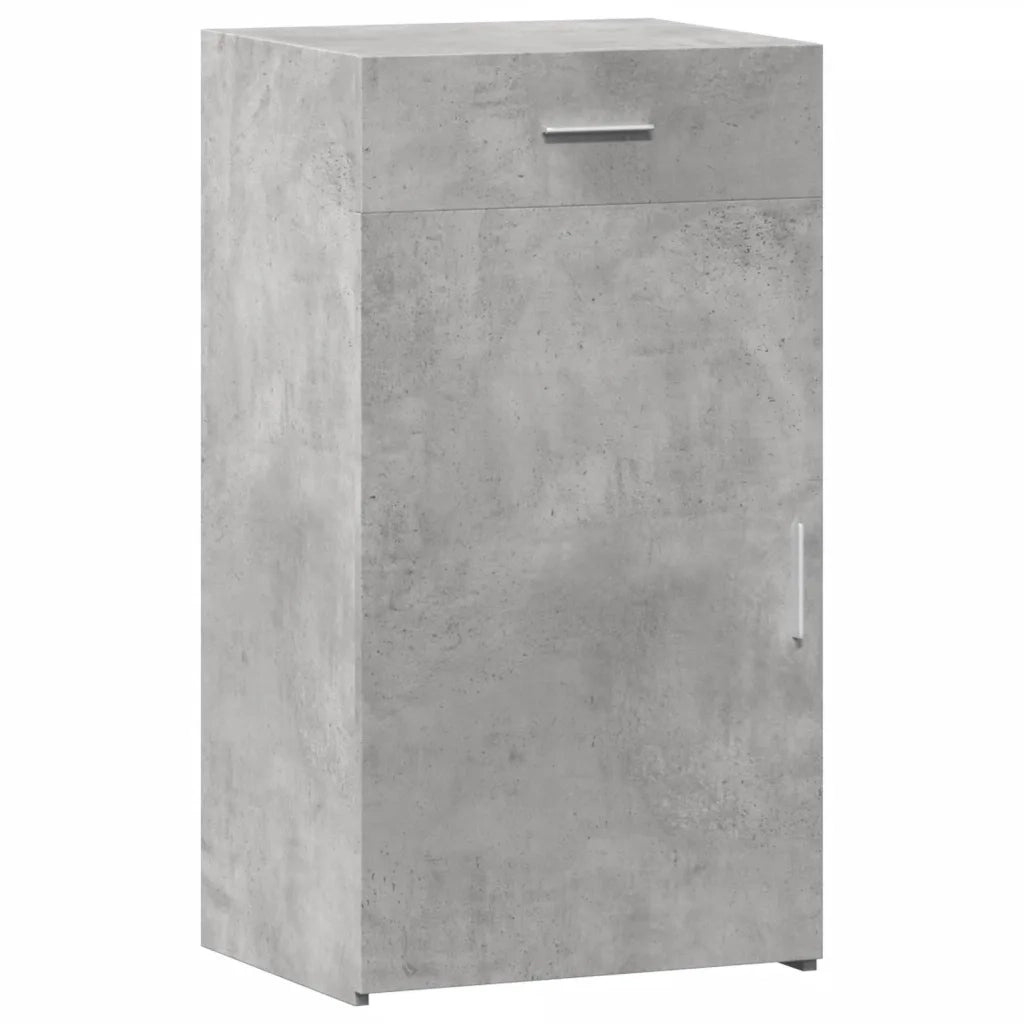 Credenza Grigio Cemento 50x42,5x93 cm in Legno Multistrato 846295