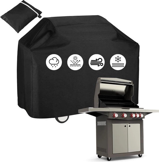 Grill cap, copertura gasgrill, 210D Oxford, guanti da barbecue, impermeabile, copertura gasgrill, protezione gasgrill, vettura grill, copertura grill, dimensioni 145 x 61 x 117 cm