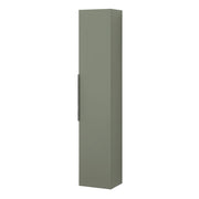 Colonna bagno sospesa 150 cm verde opaco con anta soft close Elva