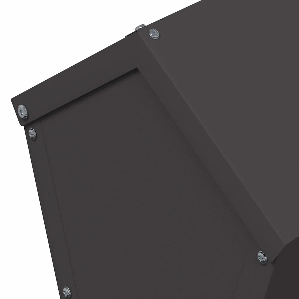 Feeder per pollo Nero 30 x 30 x 39 cm Acciaio laminato a freddo CFW4712604