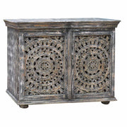 Tavolino da ingresso in legno artigianale 106x45x88h cm