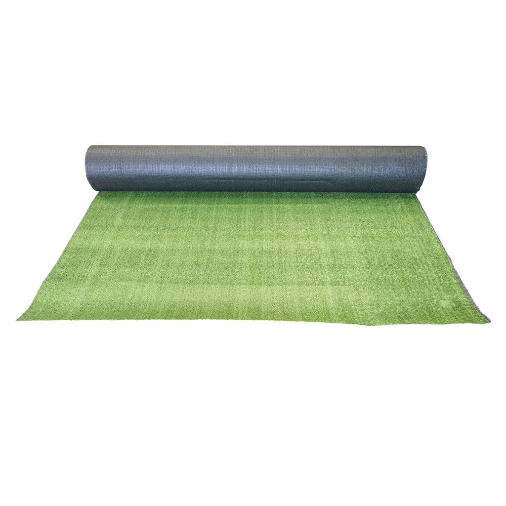 Tappeto di erba artificiale verde 2x30 m, filo 7 mm, 2 strati PP e rete PU: