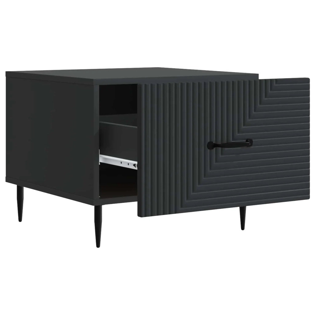 Tavolino da salotto Nero 49 x 50 x 40 cm Legno ingegnerizzato 894966