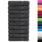 Asciugamani da doccia premium SOLUND 10 pezzi Antracite 70x140 cm 600 g/m² 137162