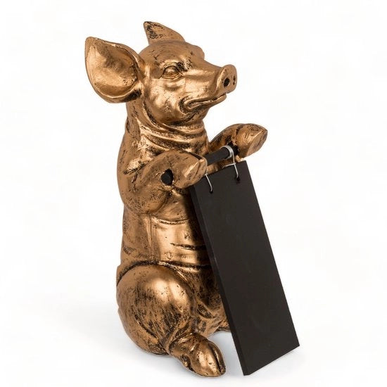 Decorazione da Tavolo con Figura Artistica in Pietra d'Arte Gialla - Dimensioni 9,5 x 12,5 x 22 cm - Decorazione di Casa - Regalo Personalizzato