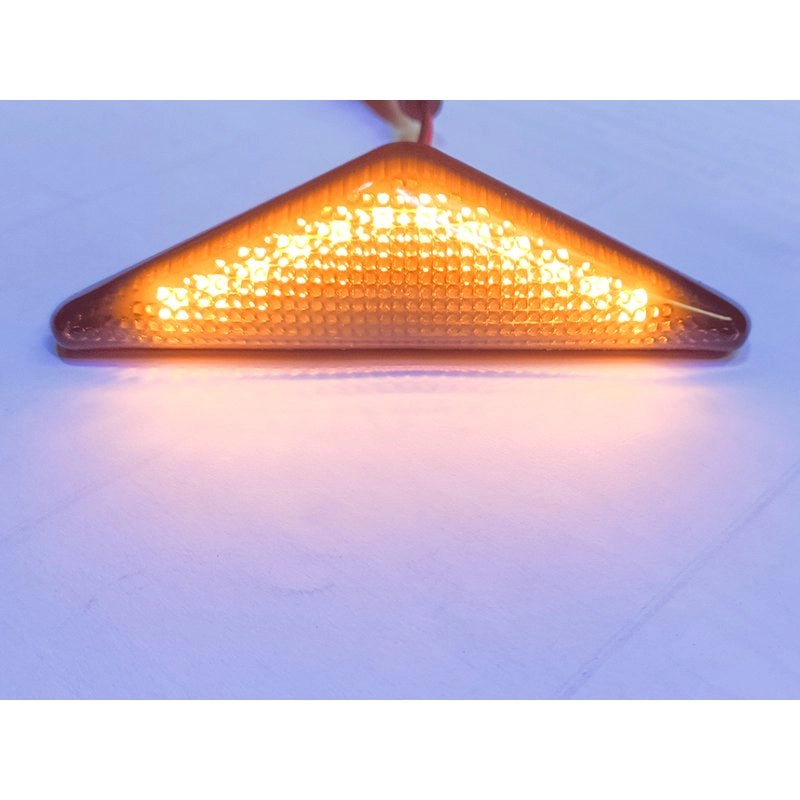 Kit Freccia Laterale a Led Side Marker Lente Trasparente Luce Arancione Per Ford Focus MKI Mondeo MK3 OEM 1063835 1065645