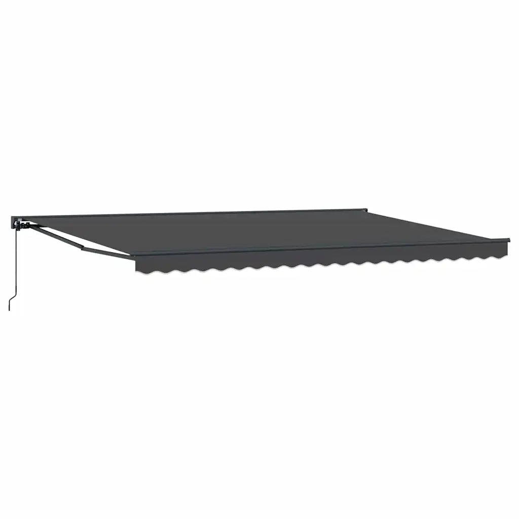 vidaXL Tenda Retrattile Antracite 500x300 cm Tessuto