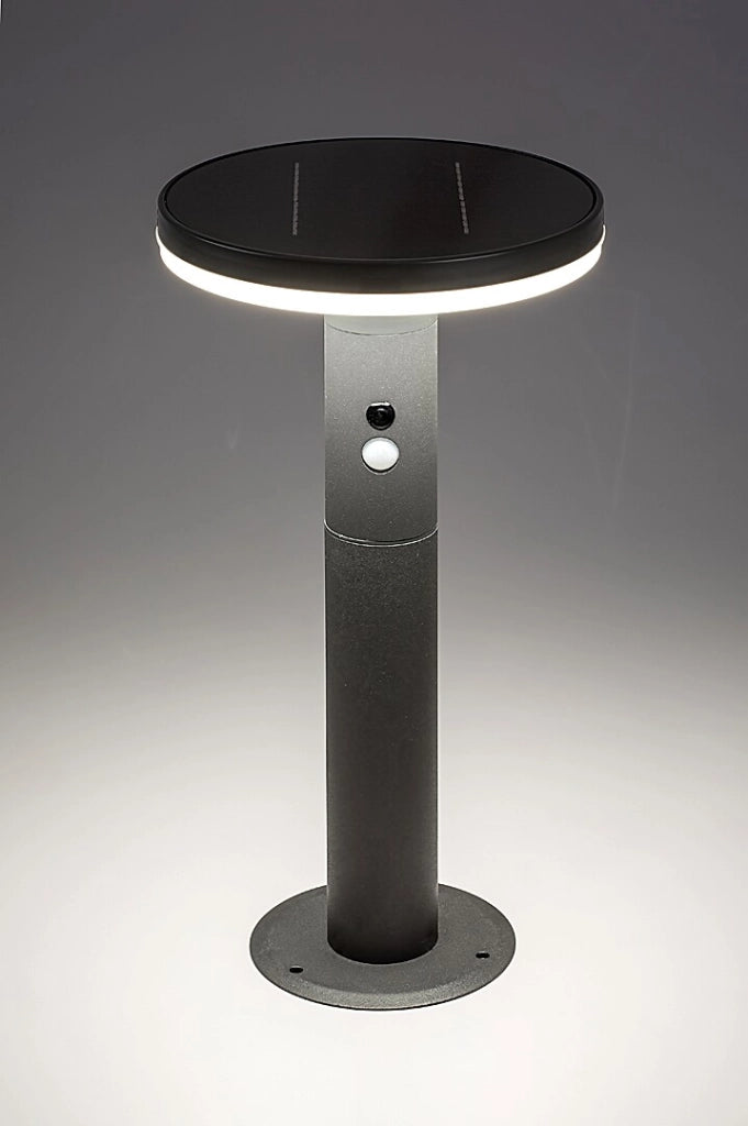 Lampada giardino solare LED 10W sensore Alaska antracite Rabalux