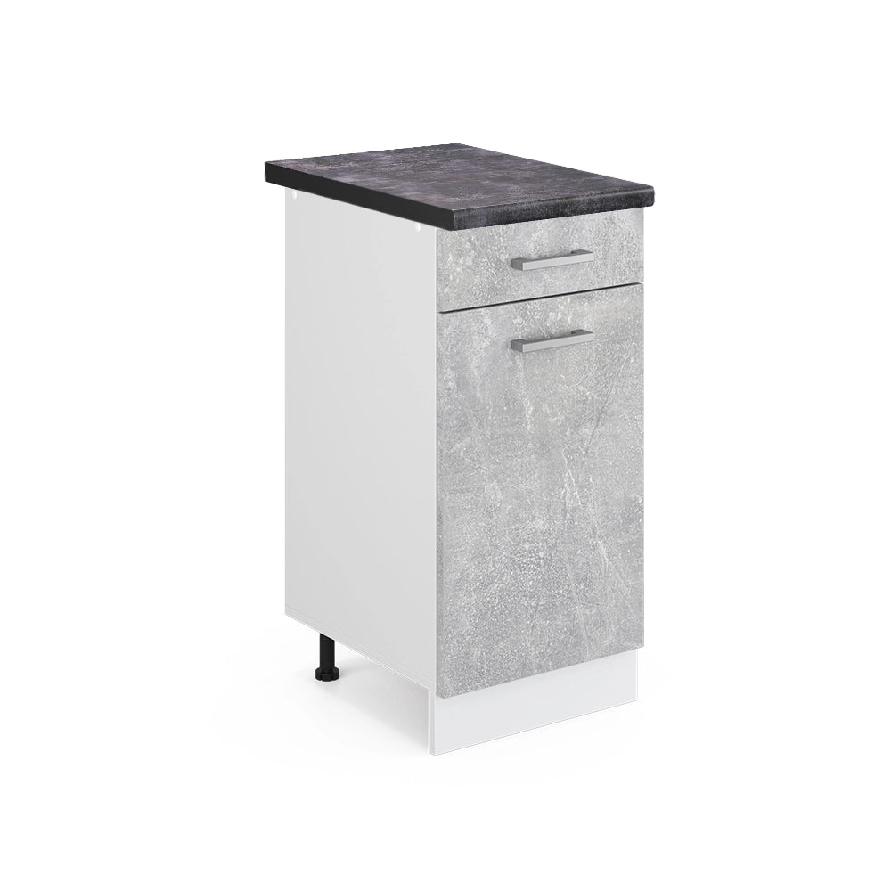 Vicco Mobiletto base per cucina Calcestruzzo 40 cm , PL Antracite
