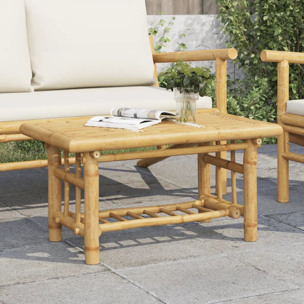Tavolino da Salotto-Tavolino da soggiorno-Tavolo 70x45x36 cm in Bamb¨´