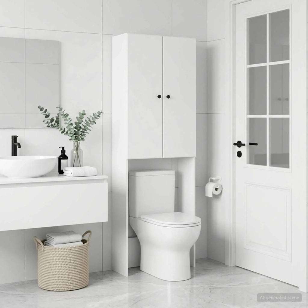 Mobile Bagno BREDA Bianco 66 x 25,5 x 190 cm 897575