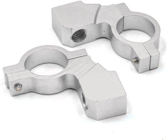 Stabilizzatore di sterzo per motocicli con diametro 8mm - attacco retrovisore - set da 2 pezzi