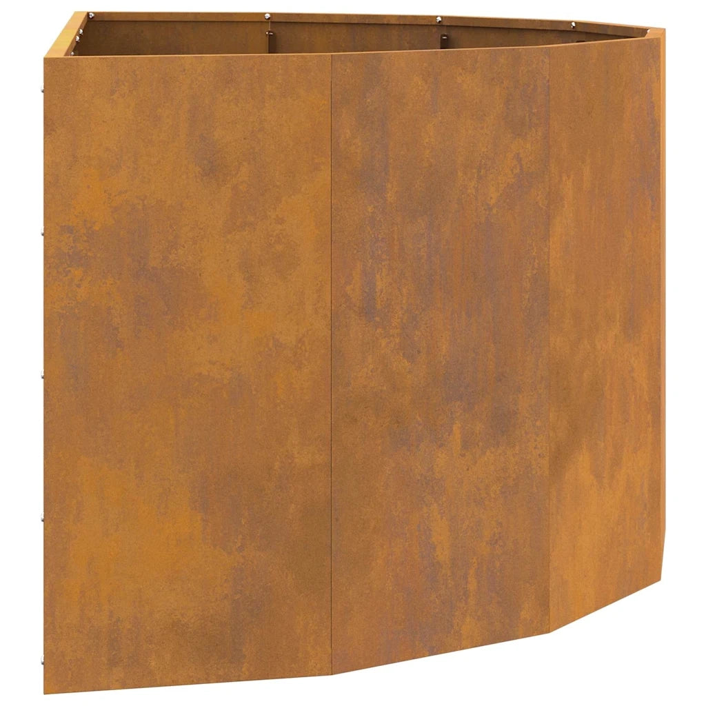 Fioriera Ruggine-Vaso-Contenitore per Piante 120 x 60 x 50 cm