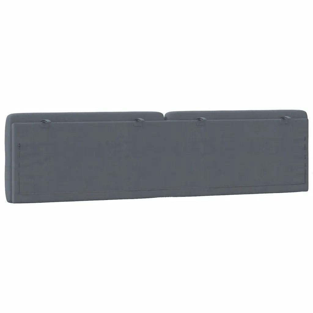 Cuscino Testiera Grigio Scuro 200 cm in Velluto CFW7401645