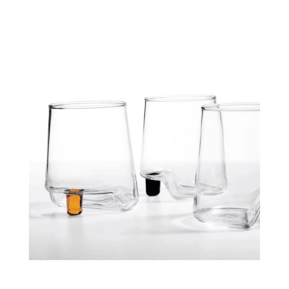 Assortimento Gamba de Vero Zafferano Bicchiere in vetro borosilicato box 6 pezzi