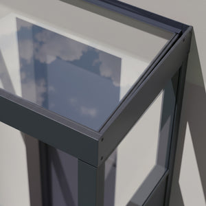 Canopia Sophia Pensilina Da Esterno 215X95 cm + Parete laterale
 Grigio / Trasparente