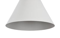Lampada pendente Pendant in Metallo e Legno Bicones Bianco