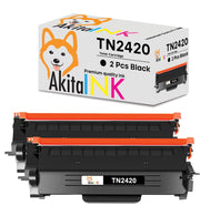 Toner TN2420 Compatibile Brother Kit 2 pezzi AkitaINK