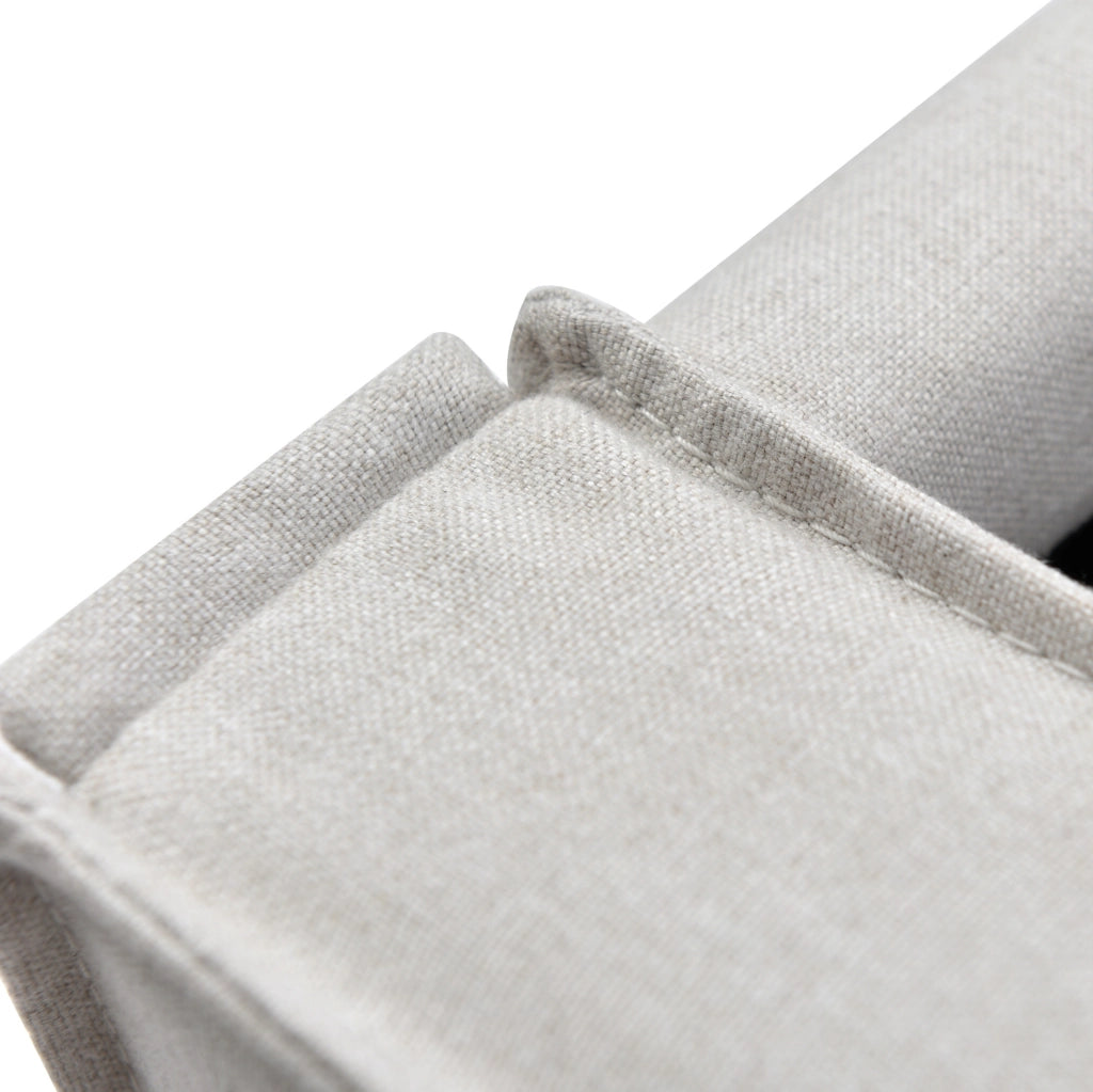 Letto singolo imbottito 90x200 cm con contenitore e testiera trapuntata