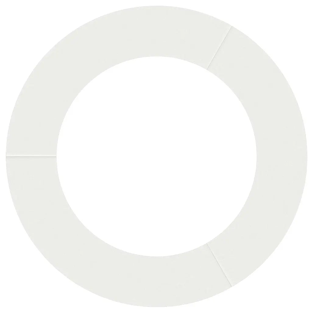 adatto per Anelli d'Albero Piatto 5 pz Bianco ?60 / 90 cm CFW8918312
