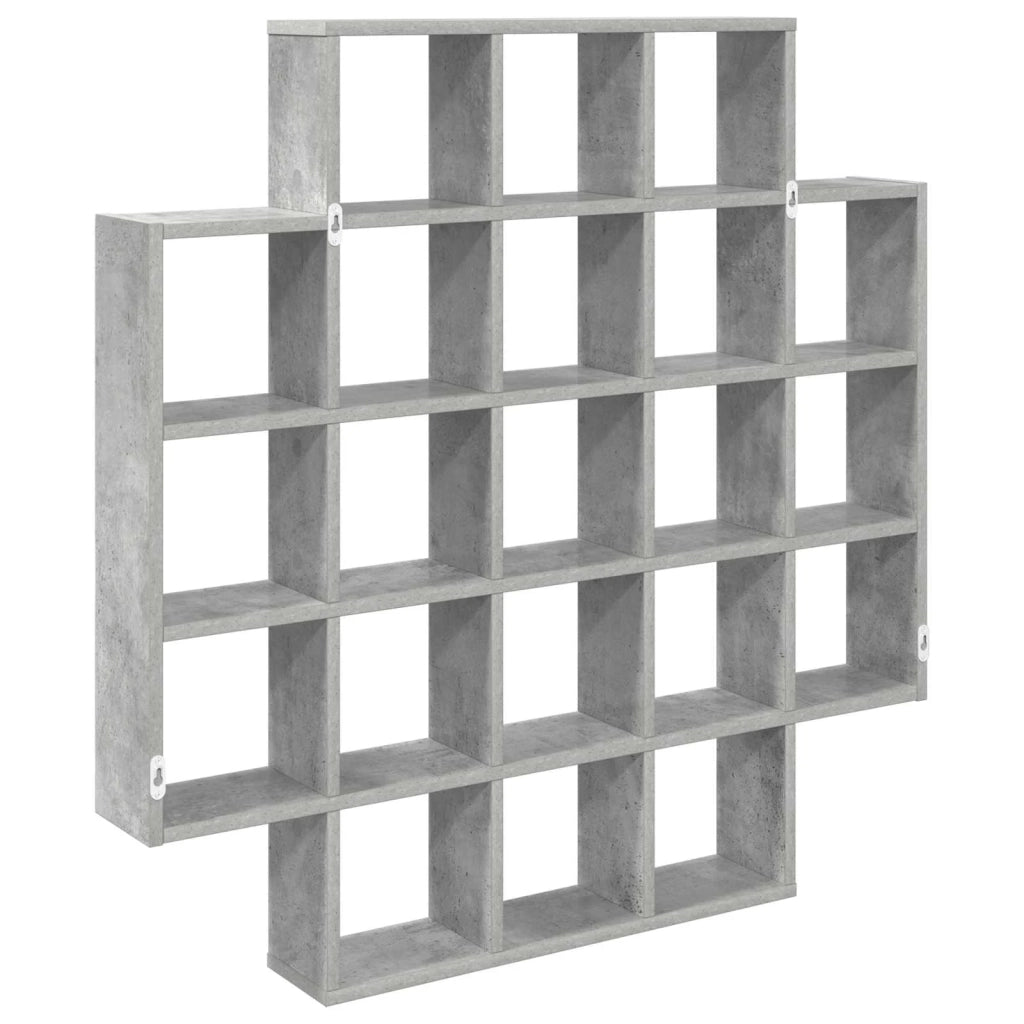 Scaffale da parete Grigio Cemento 100 x 13 x 100 cm 8012247