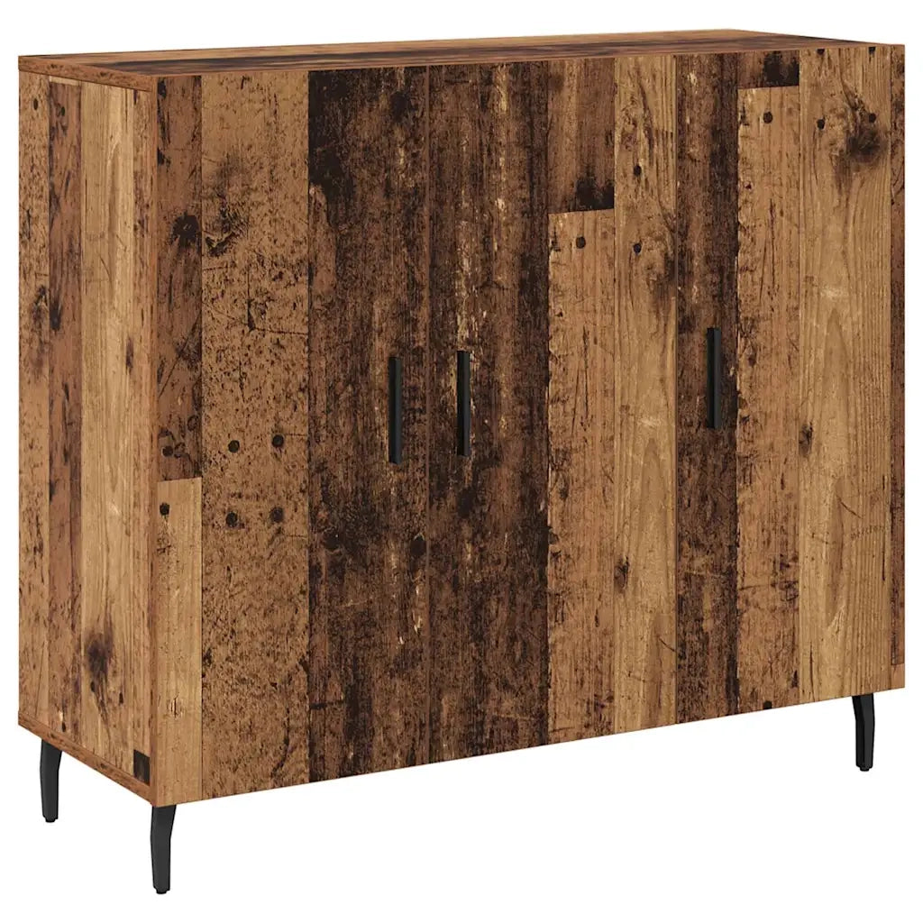 Credenza-Buffet-Armadio da cucina Legno vecchio 90 x 34 x 80 cm Legno multistrato 969966
