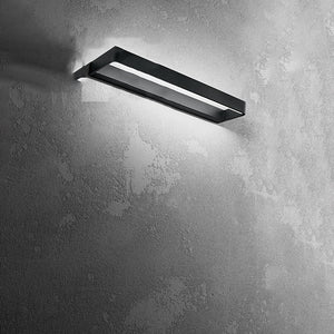 Applique Moderna Vega Metallo Nero Led 30W Cct 3000/4000/6000K