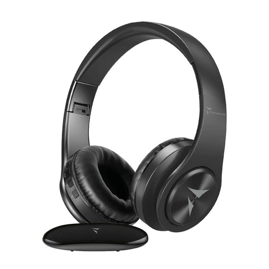 Techmade cuffia wireless per tvcon ricevitore nero - TM-YH690