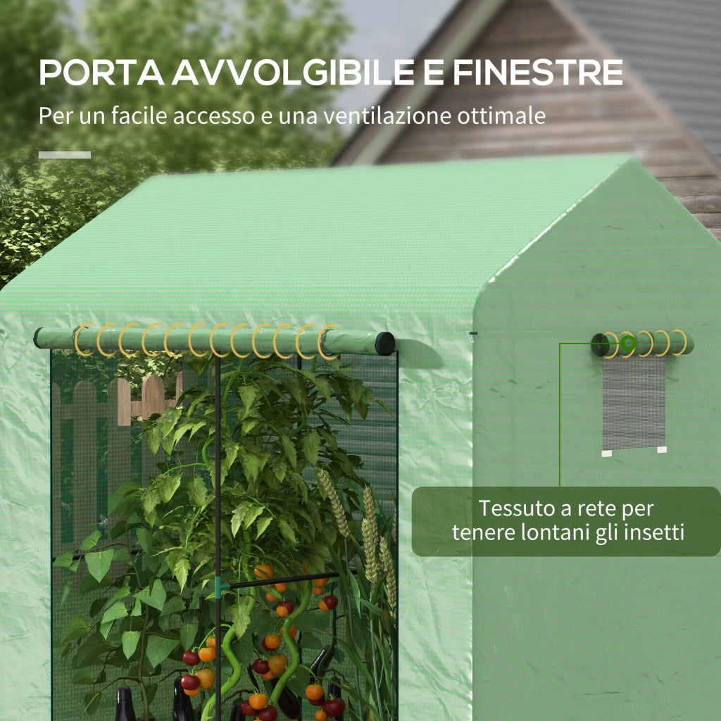 Serra Giardino ¨C Minimal ¨C Verde 200x140x200 cm
