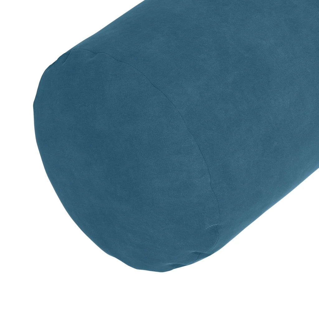 Cuscini a rullo 2 pz | Cuscini per sedie Blu ? 15 x 40 cm Tessuto in Cords