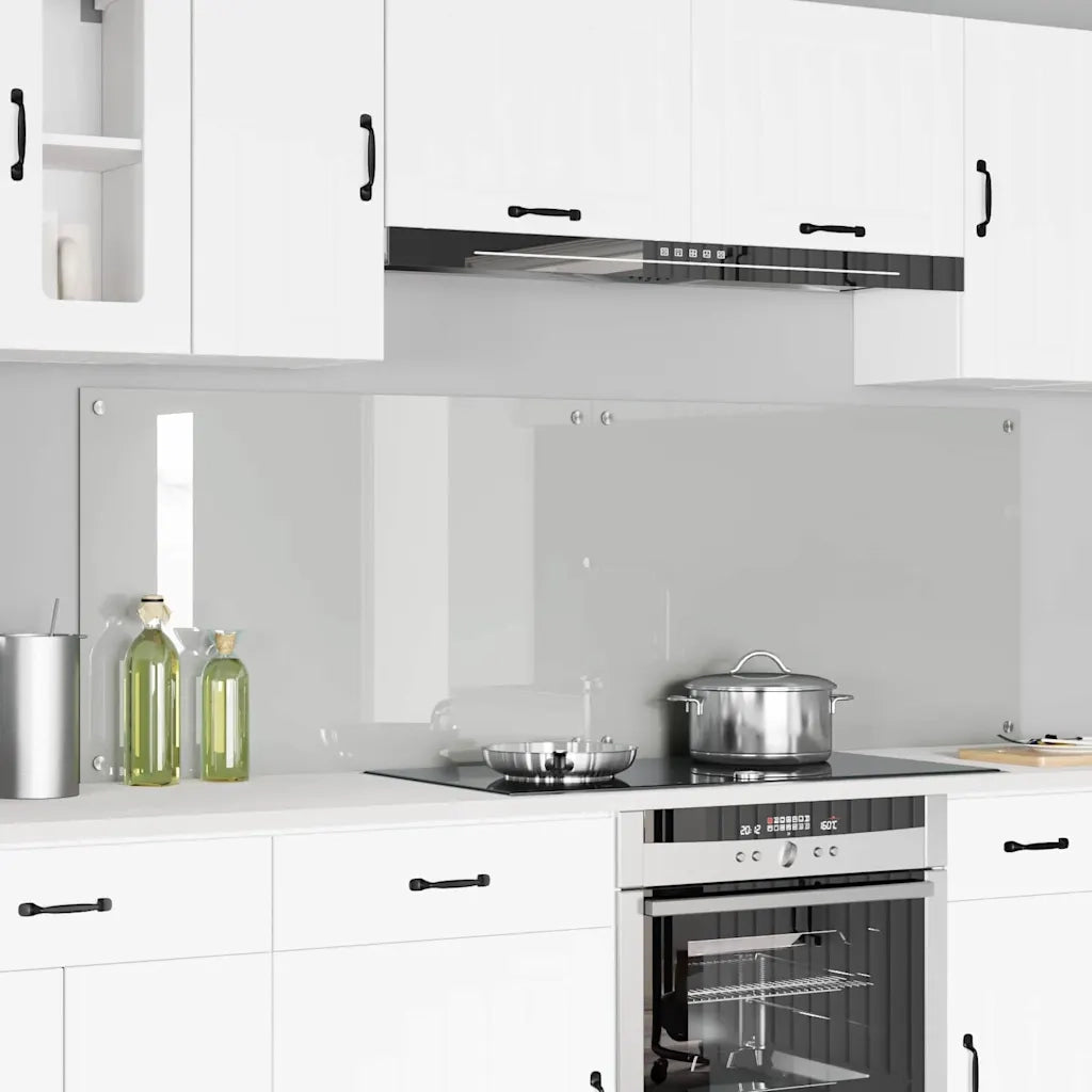 Schienale da cucina 2 pcs Trasparente 90 x 60 cm 3415538
