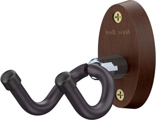 Sostegno per chitarra elettrica basso banjo in legno per muro