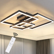 ZMH Lampada da soffitto plafoniera LED moderna poligonale quadrata