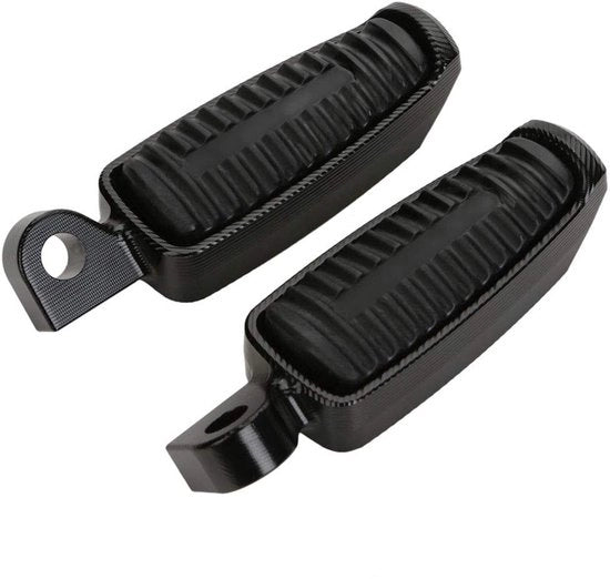Sostegno Pedale 45 Gradi - Alluminio/Gomma - Nero - Adatto per H*a*rley Sportster XL 883/1200 - Progettato per il Comfort e la Leggerezza - Facile da Installare - Sostegno Pedali per Motocicletta