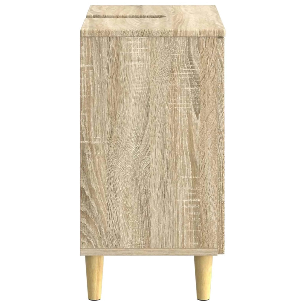 Armadio per Lavabo da Bagno DELFT Rovere Sonoma 897007