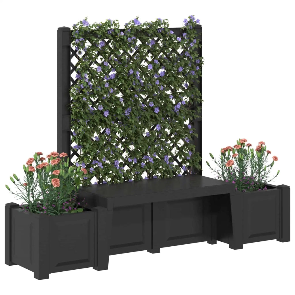 Panchina da Giardino Kopenhagen Antracite 173 x 49 x 135,5 cm