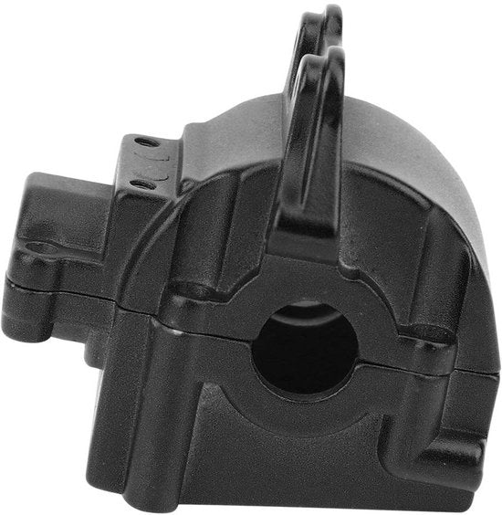 Impianto di trasmissione con costruzione di alta qualità e duratura - Copertura superiore/inferiore - Lega di alluminio - Adatto per WLtoys 144001 - Facile da installare - Completo di accessori per viti - Copertura della trasmissione