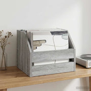 Scatola per album in vinile Sonoma grigio 38 x 30 x 29 cm 8012820