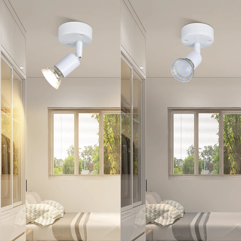 ZMH Faretto da soffitto moderni 1 fiamma GU10 con lampadina inclusa