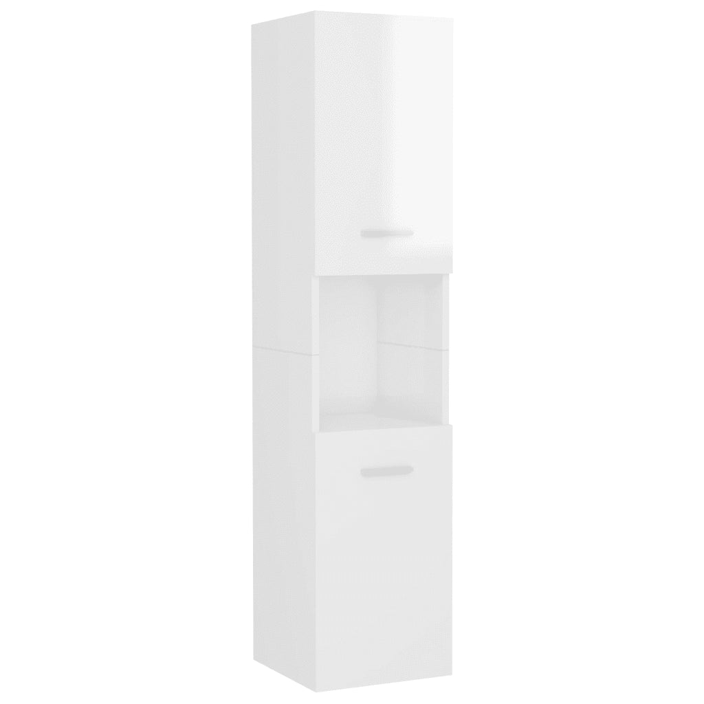 Set Mobili da Bagno Bianco in Truciolato 3070910