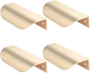 Maniglie per porte a forma di foglio da cucina, set da 4, 116mm*44mm
