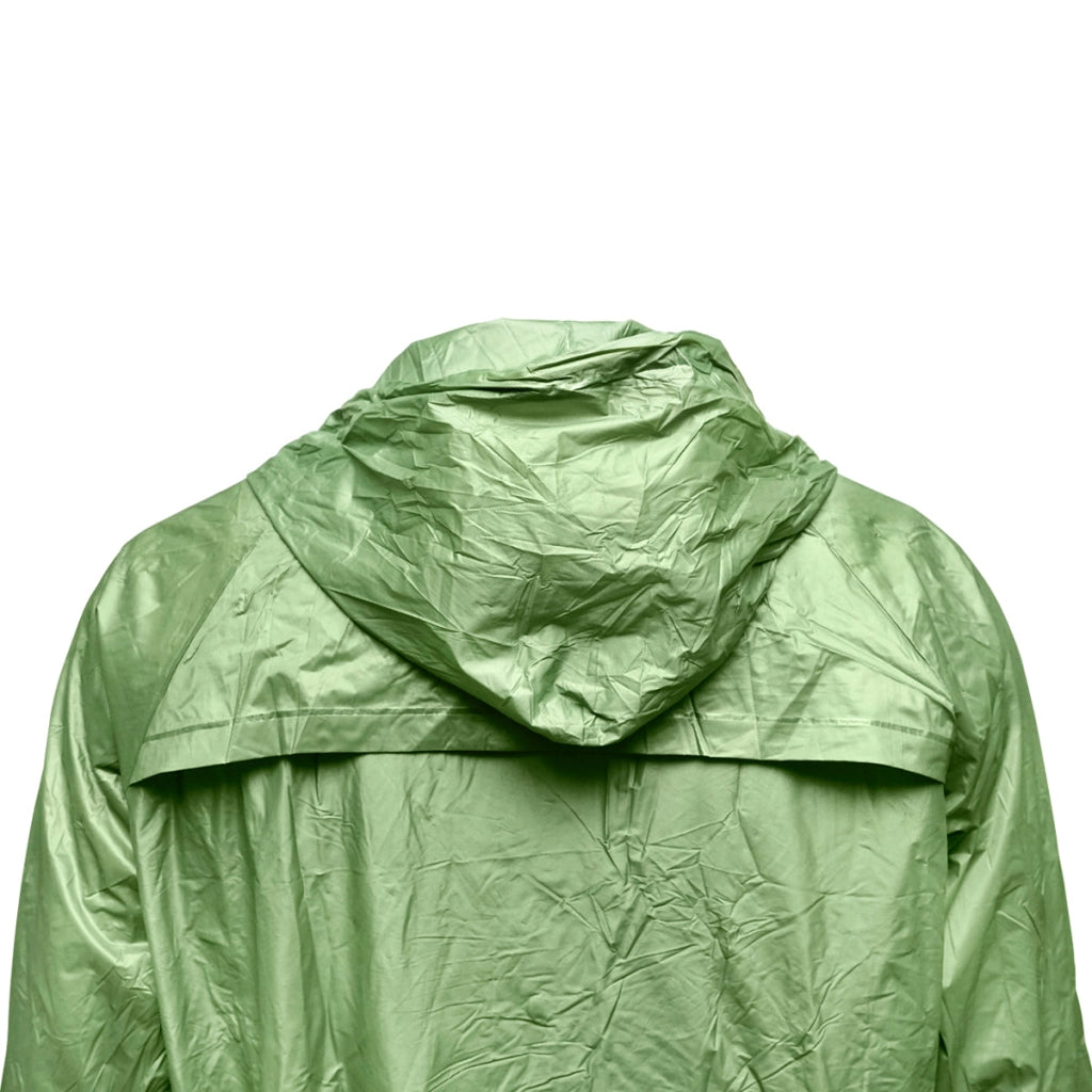 Mantella con cappuccio impermeabile taglia L in PVC, con 2 tasche, chiusura con bottoni a pressione, verde scuro Breckner Germany