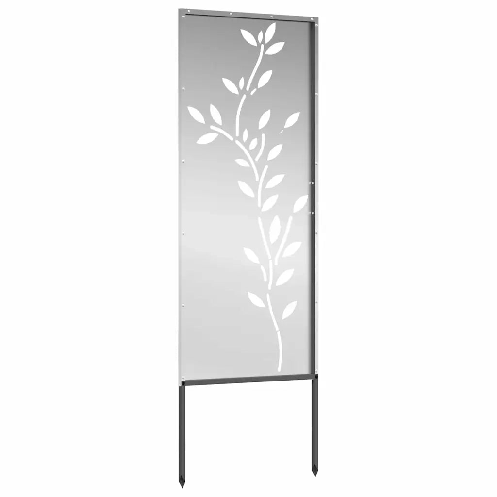 Schermo per privacy in giardino Floreale Argento 50 x 140 cm 876327