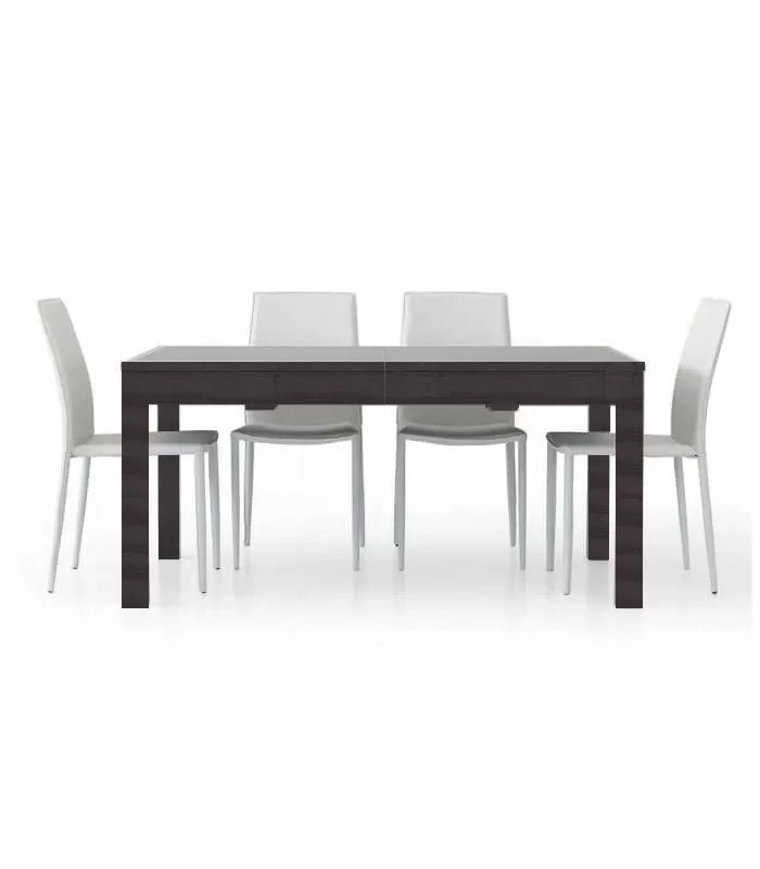 Tavolo in moro wengÉ allungabile 160 cm - Mobili 2G